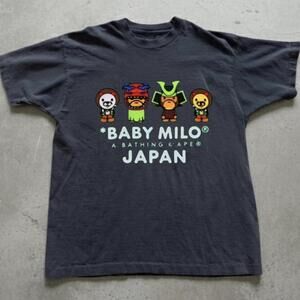 A Bathing Ape Baby Milo Japan Black T-Shirt
